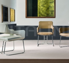 Итальянские Кресла офисные - Стул Silhouette фабрика I4 Mariani