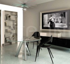 Итальянские Столы обеденные - Стол LEM CON LAZY SUSAN фабрика Reflex Angelo