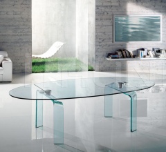 Итальянские Столы обеденные - Стол POLICLETO ELLITTICO фабрика Reflex Angelo