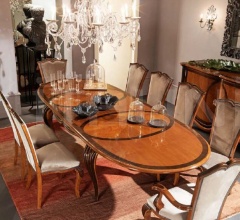 Раздвижной стол 80.063 filetto nero Раздвижной стол 80.063 filetto nero фабрика Bamax