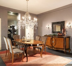 Раздвижной стол 80.063 filetto nero Раздвижной стол 80.063 filetto nero фабрика Bamax