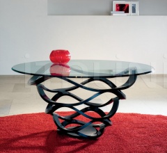 Итальянские Столы обеденные - Стол NEOLITICO 72 VETRO фабрика Reflex Angelo