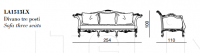 Трехместный диван LA1513LX BelCor Interiors
