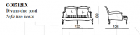 Двухместный диван GO1512LX BelCor Interiors