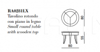 Столик RA0281LX BelCor Interiors