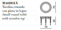 Столик MA0281LX BelCor Interiors
