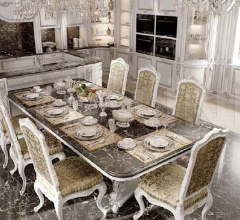 Кухня Deluxe - White & Silver фабрика Modenese Gastone