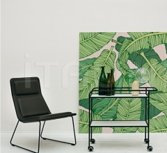 Итальянские Сервировочные столики - Сервировочный стол Steel Pipe Drink Trolley Итальянские Сервировочные столики - Сервировочный стол Steel Pipe Drink Trolley фабрика Cappellini