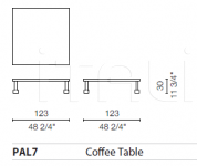 Журнальный столик Panda Coffee Table Cappellini