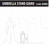 Подставка для зонтов Giano Serralunga