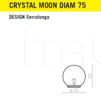 Светильник Crystal Moon Serralunga