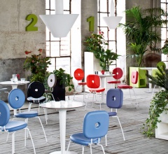 Уличный стул Ping Pong Pang Уличный стул Ping Pong Pang фабрика Serralunga