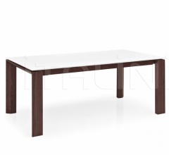 Итальянские Столы обеденные - Стол раздвижной OMNIA GLASS фабрика Calligaris