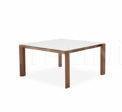 Итальянские Столы обеденные - Стол раздвижной OMNIA GLASS фабрика Calligaris
