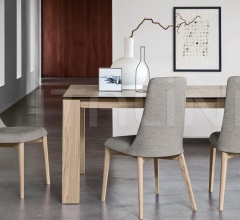 Итальянские Столы обеденные - Стол раздвижной OMNIA GLASS фабрика Calligaris