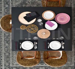 Итальянские Столы обеденные - Стол раздвижной OMNIA GLASS фабрика Calligaris