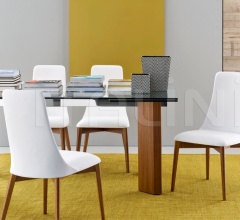 Итальянские Столы обеденные - Стол раздвижной TOWER WOOD фабрика Calligaris