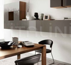 Итальянские Стеллажи - Навесной шкаф INBOX WOOD фабрика Calligaris