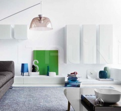 Итальянские Стеллажи - Навесной шкаф INBOX WOOD фабрика Calligaris