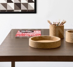 Итальянские Аксессуары для интерьера - Декоративная корковая чаша KROK фабрика Calligaris
