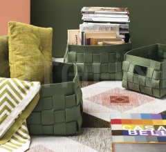 Итальянские Аксессуары для интерьера - Набор декоративных корзин TUBE фабрика Calligaris