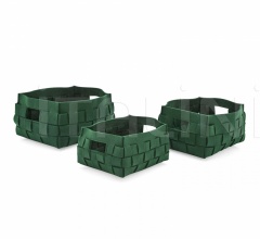 Итальянские Аксессуары для интерьера - Набор декоративных корзин TUBE фабрика Calligaris