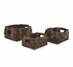 Итальянские Аксессуары для интерьера - Набор декоративных корзин TUBE фабрика Calligaris