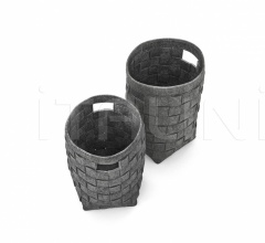 Итальянские Аксессуары для интерьера - Набор декоративных корзин HUB фабрика Calligaris