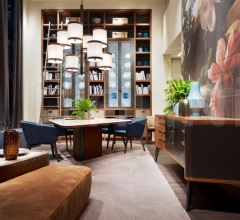 Итальянские Стеллажи - Библиотека HILTON HE700 фабрика Mobilidea