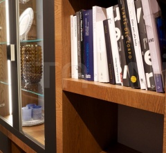 Итальянские Стеллажи - Библиотека HILTON HE700 фабрика Mobilidea