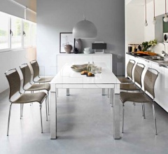 Итальянские Столы обеденные - Стол раздвижной AIRPORT ONE фабрика Calligaris