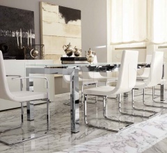 Итальянские Столы обеденные - Стол раздвижной AIRPORT CS/4011 фабрика Calligaris