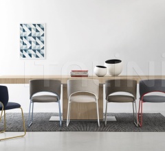 Итальянские Столы обеденные - Стол раздвижной  PARK GLASS фабрика Calligaris