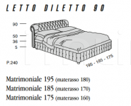 Кровать Diletto PDA Mascheroni