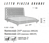 Кровать Piazzagrande Mascheroni