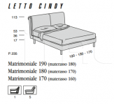 Кровать Cindy Mascheroni