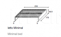 Кровать Minimal Zalf
