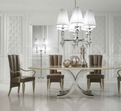 Итальянские Столовая - Стул с подлокотником Kent фабрика DV homecollection