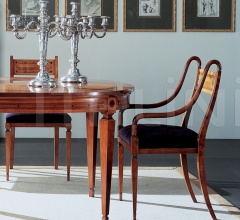 Стул с подлокотниками A 1014 фабрика Annibale Colombo