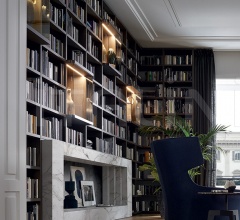 Итальянские Гостиная - Модульная система Wall System Итальянские Гостиная - Модульная система Wall System фабрика Poliform