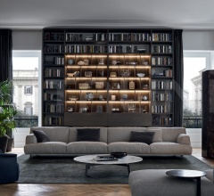 Итальянские Гостиная - Модульная система Wall System Итальянские Гостиная - Модульная система Wall System фабрика Poliform