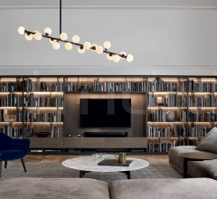 Итальянские Гостиная - Модульная система Wall System Итальянские Гостиная - Модульная система Wall System фабрика Poliform