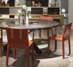 Итальянские Столы обеденные - Круглый стол 456 PANTHEON фабрика Cassina