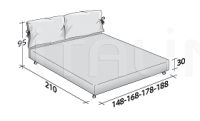Кровать Nathalie Flou