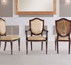 Стул с подлокотниками Violino 0572A фабрика Seven Sedie