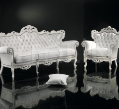 Итальянские Диваны - Трехместный диван Palermo 9102E Итальянские Диваны - Трехместный диван Palermo 9102E фабрика Seven Sedie