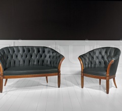 Итальянские Диваны - Двухместный диван Augusto 9508D Итальянские Диваны - Двухместный диван Augusto 9508D фабрика Seven Sedie