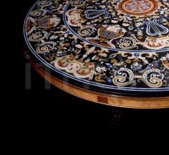 Стол обеденный W.005/ROUND TABLE MARBLE TOP Стол обеденный W.005/ROUND TABLE MARBLE TOP фабрика Zanaboni