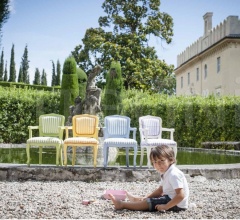 Стул с подлокотниками FR2284 TS443 фабрика Cavio Casa