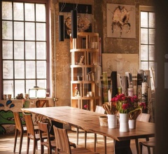 Стол обеденный BEDROCK PLANK Стол обеденный BEDROCK PLANK фабрика Riva 1920